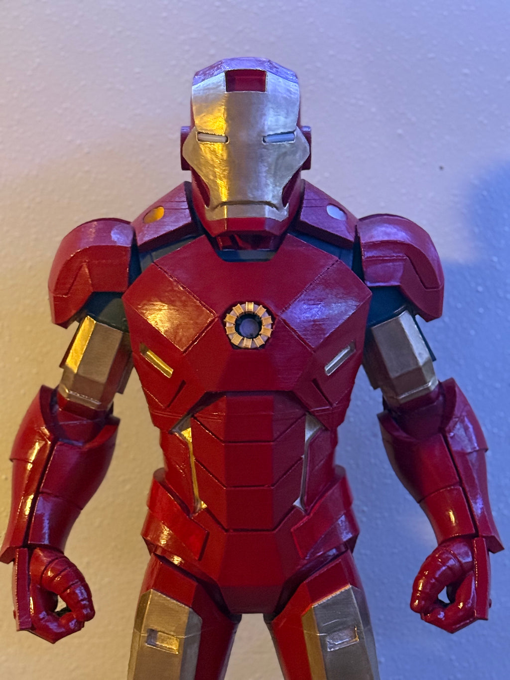 Armored Hero Light-Up Statue (1M) – Premium LED Collector Display Figure