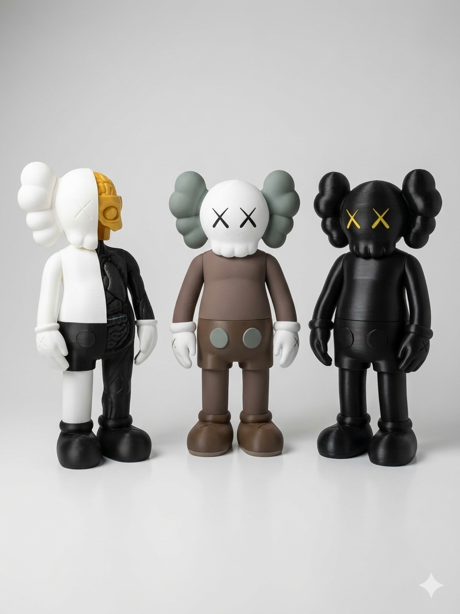 Designer Style Trio Set (2FT) – Premium Collectible Art Figures (Set of 3)