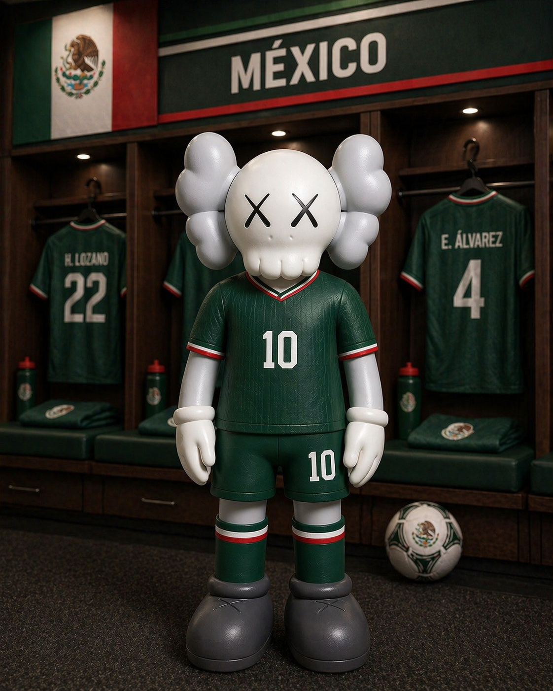 Soccer Edition Companion Figure (2FT) – National Team Colorway Collectible (Multiple Variations)