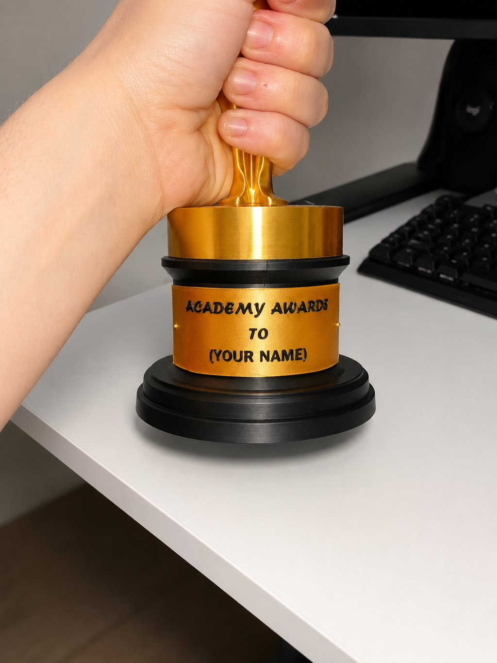 Award Trophy Inspired Statue (12IN) – Premium Display Collectible