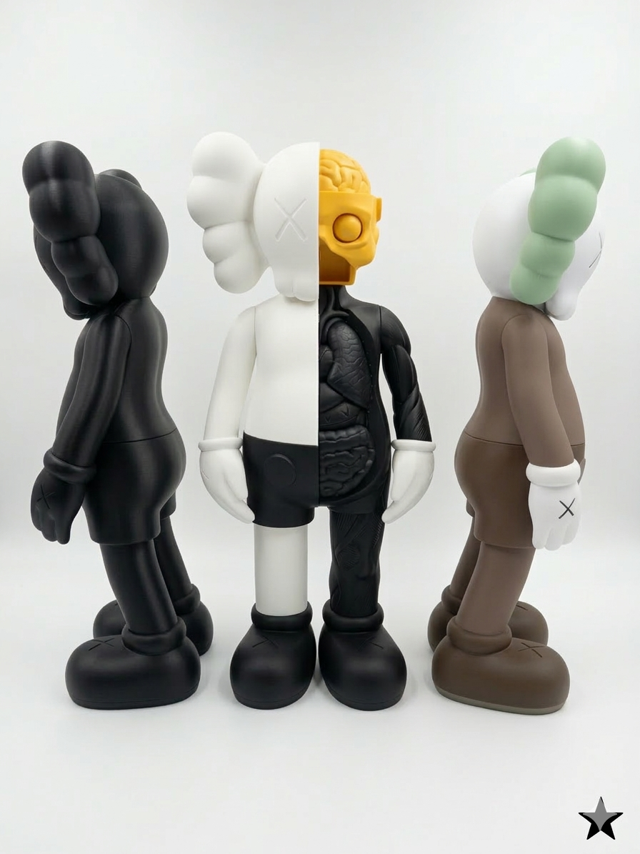 Designer Style Trio Set (2FT) – Premium Collectible Art Figures (Set of 3)