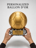 Personalized Golden Ball Trophy Replica – Custom Name Award Collectible