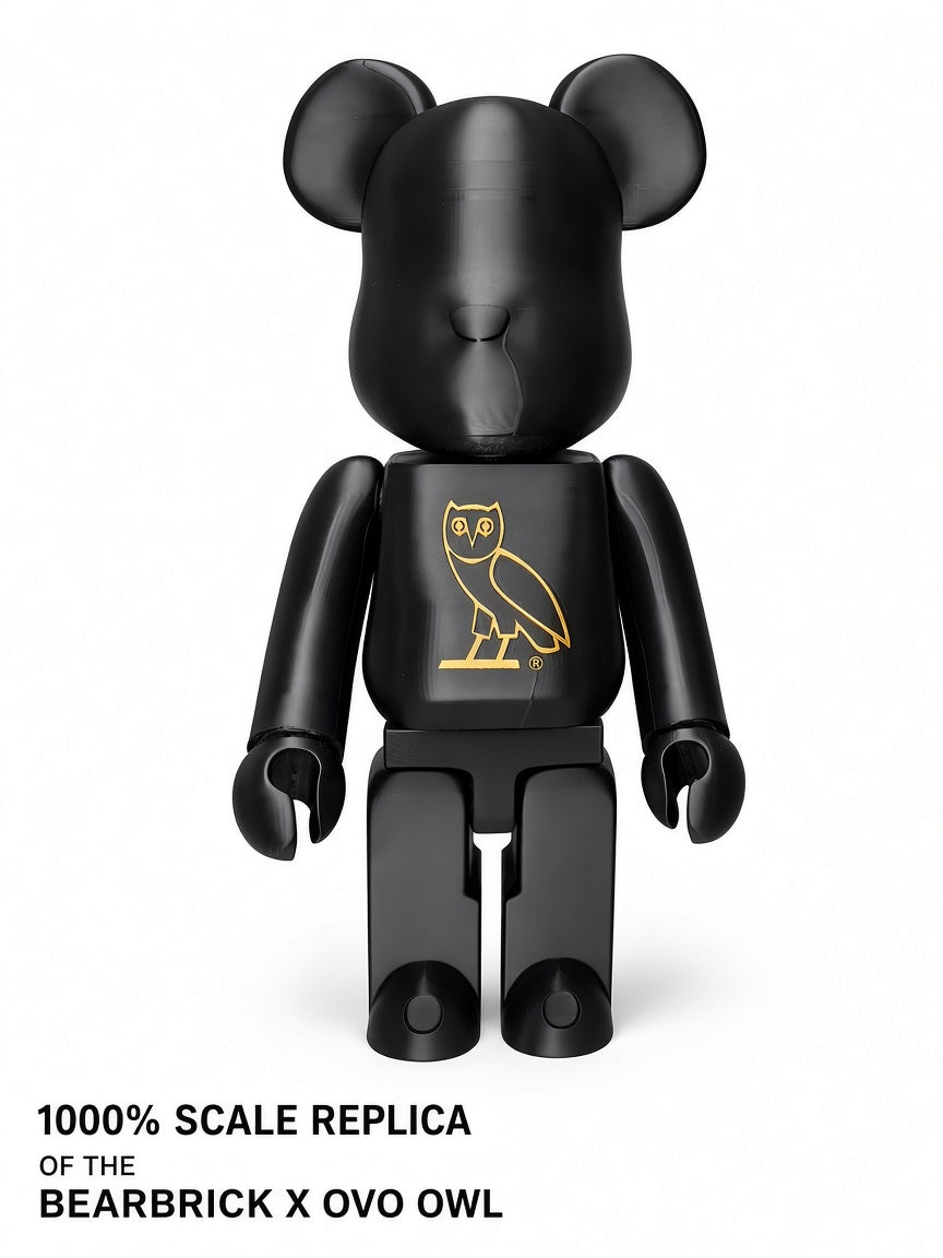 1000% Owl-Inspired Designer Bear Collectible – Premium Display Figure
