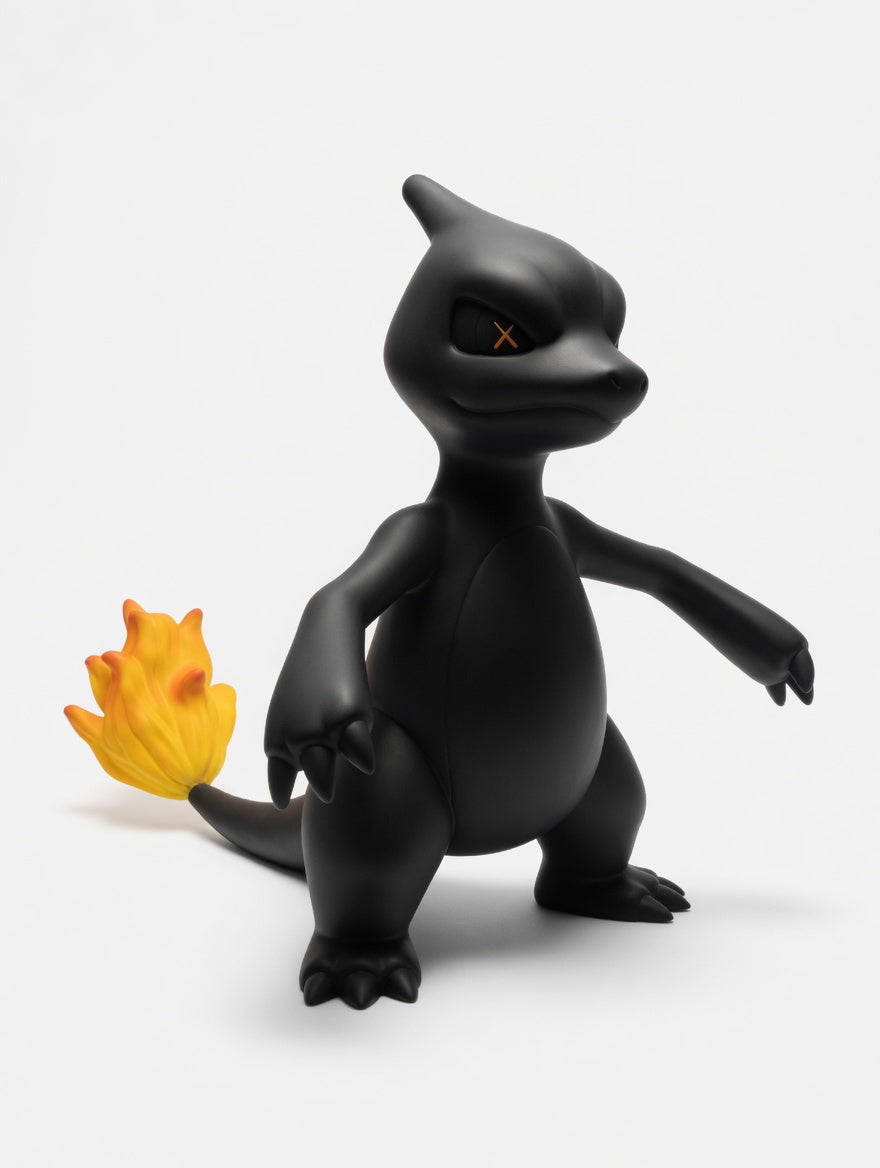 Fire Lizard Inspired Art Figure (2FT) – Designer Style Collectible Statue