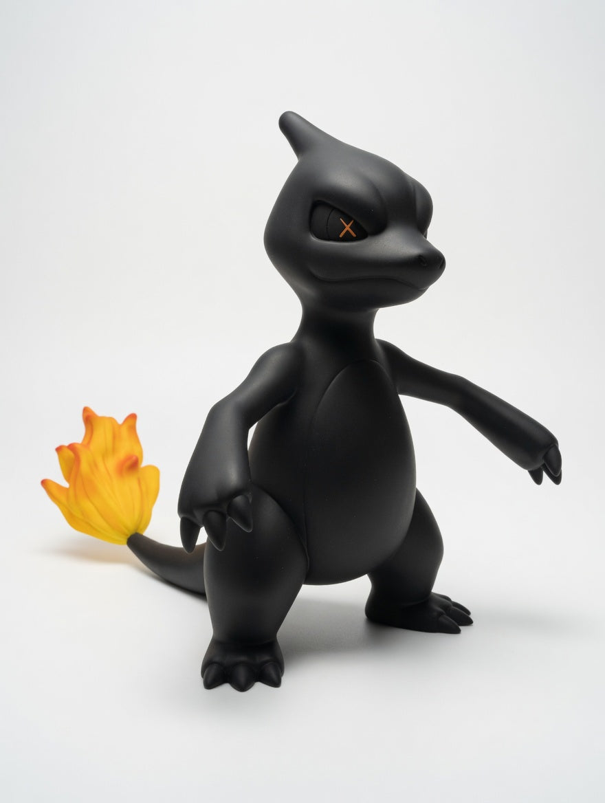 Fire Lizard Inspired Art Figure (2FT) – Designer Style Collectible Statue