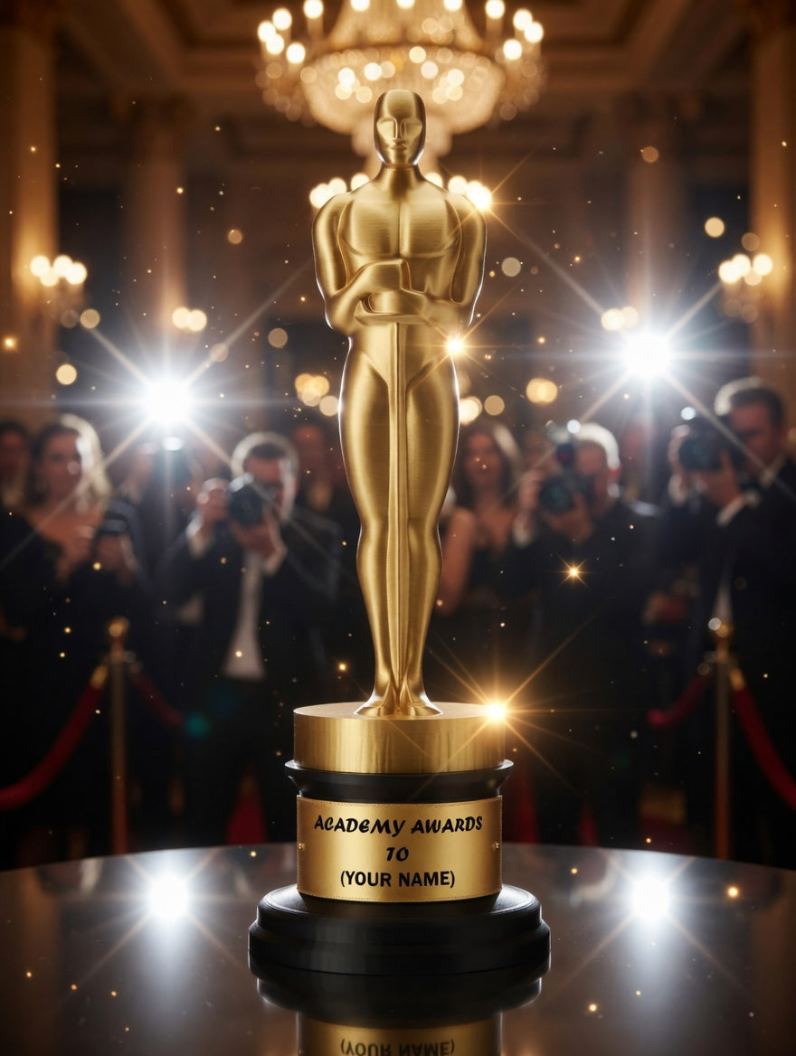 Award Trophy Inspired Statue (12IN) – Premium Display Collectible