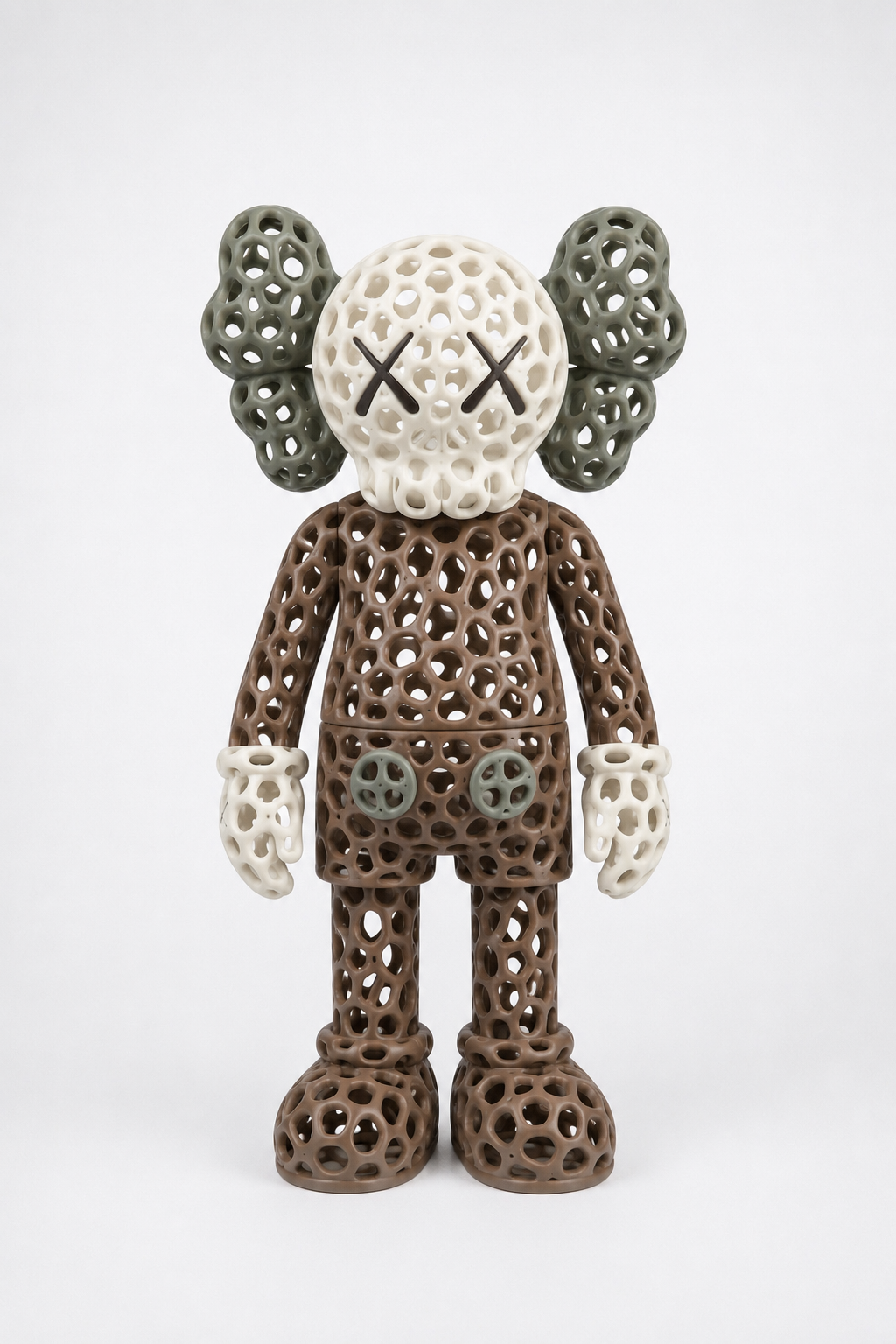 Mini Voronoi Companion Figures – Designer Style Collectible Art Toys (Multiple Colors)