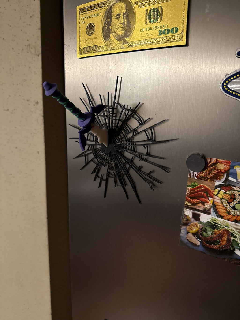 Master Sword Inspired Refrigerator Magnet – Fantasy Wall Decor Collectible