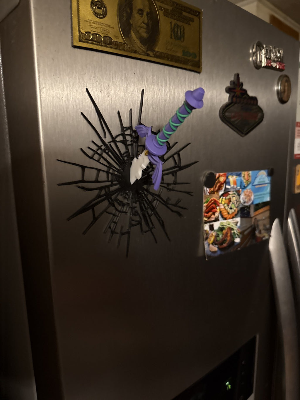 Master Sword Inspired Refrigerator Magnet – Fantasy Wall Decor Collectible